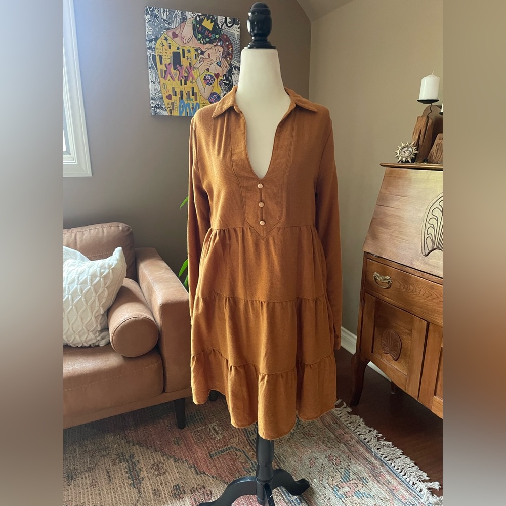 HYFVE Soft Corduroy Dress NWOT